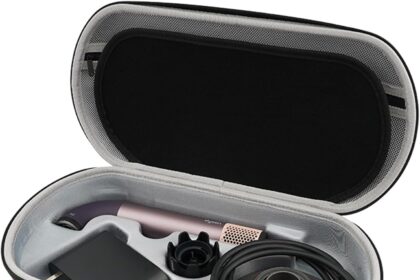Travel Case for Dyson Supersonic r Hair Dryer & Accessory, purple