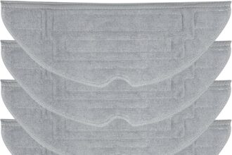 5 Pieces Replacement Cloths for Roborock S8, S8+, S8 PRO Ultra Robot Vacuum Cleaner, VibraRise 2.0, Washable Reusable Replacement Accessories for Mop