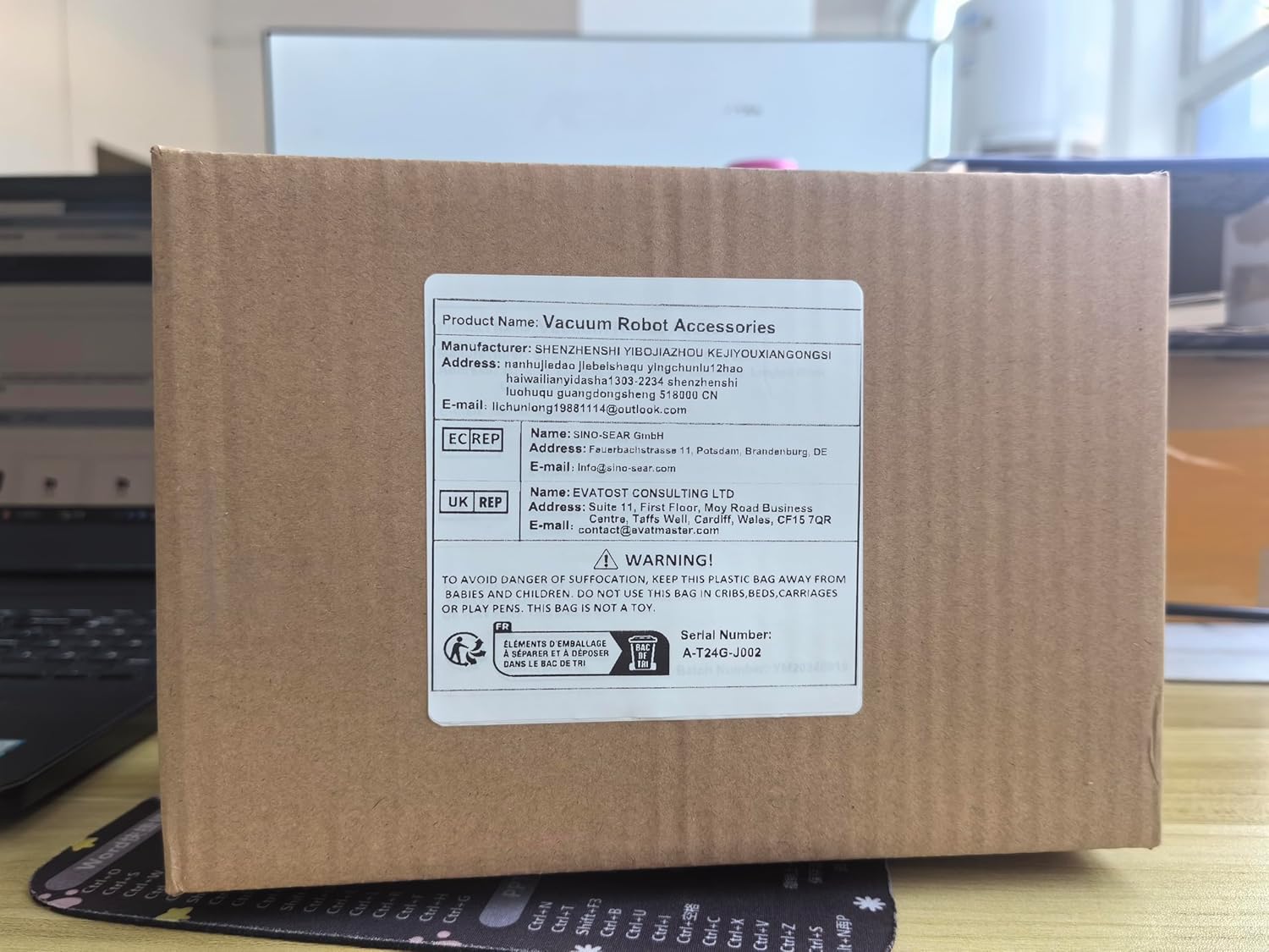 Vacuum Cleaner Accessories, Left & Right Cliff Sensor Accessories Compatible with Roborock S7/S70/S75 Vacuum Cleaners (Left & Right Cliff Sensor)