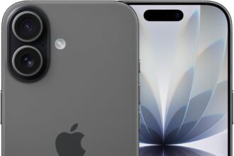 Apple iPhone 17 256GB: 6.3" Display with ProMotion, A19 Chip, Center Stage Front Camera for Easier Group Selfies, More Scratch Resistance, One Day of Battery; Black