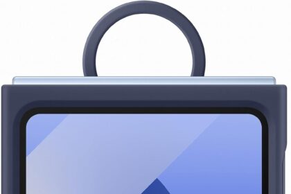 Samsung Silicone Case with Ring Folding Silicone Case with Ring for Galaxy Z Flip6 | Z Flip7 FE, Navy