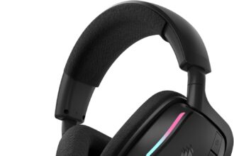 CORSAIR VOID v2 Wireless Gaming Headset with Bluetooth for PC, PS5, PS4, Switches and Mobile Devices - Dolby Atmos, Multi-Platform Dual Wireless, Long Lasting Battery, Fast Charging - Carbon