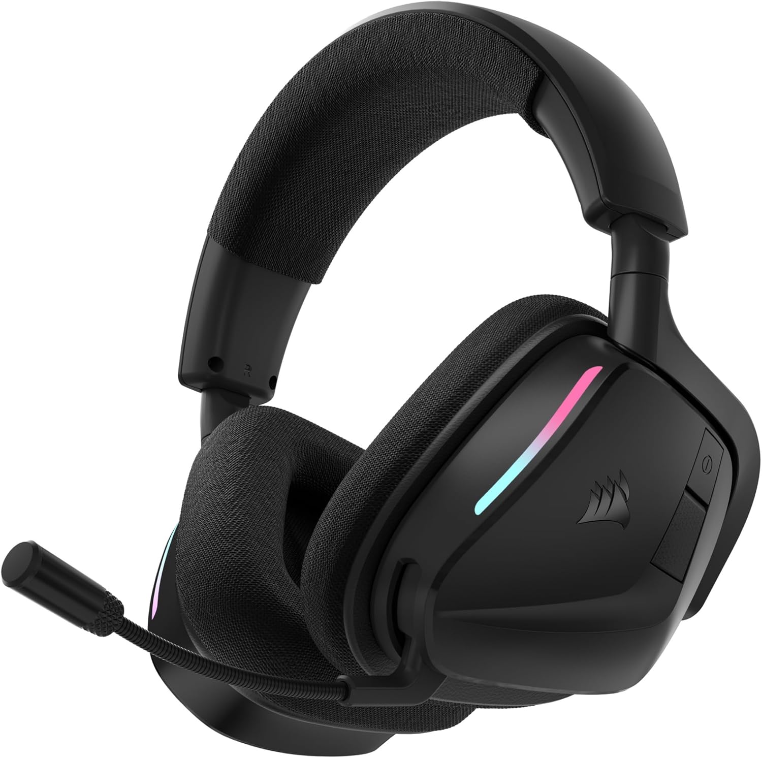 CORSAIR VOID v2 Wireless Gaming Headset with Bluetooth for PC, PS5, PS4, Switches and Mobile Devices - Dolby Atmos, Multi-Platform Dual Wireless, Long Lasting Battery, Fast Charging - Carbon