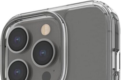 Belkin Case for iPhone 14 Pro Compatible with MagSafe Wireless Charging, Transparent Magnetic Cover for iPhone 14 with Integrated Magnets and Raised Edges for Camera Protection