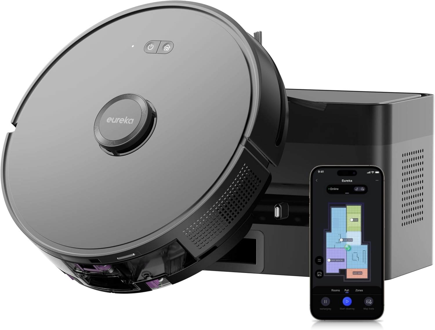 EUREKA E6 Plus Robot Vacuum Cleaner and Sinks with Automatic Dust Emptying