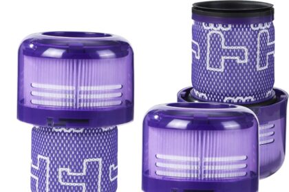 3 Pieces Filter for Dyson V12,Filter for Dyson V12 Detect Slim Absolute Extra Total Clean,Replace Filter for V12,Replacement Part # 971517-01