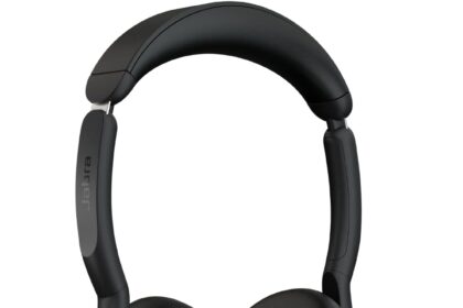 Jabra Evolve2 55 Wireless Stereo Headphones with Jabra Air Comfort Technology, Noise-Cancelling Microphones and ANC - MS Teams Certified, Works with All Other Platforms - Black