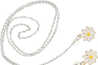 LIFKOME Anti-lost Chain for Wireless Earphones in Stainless Steel Lightweight and Portable Strap for Sports Wireless Headphones Fashion Accessory Compatible with Airpods