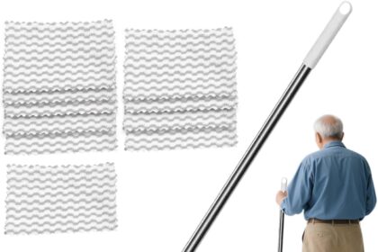 Mop Per La Pulizia Dei Pavimenti - Mop Per Polvere Per Pareti Domestiche | Attrezzo Per Pulizie Pavimenti Antiscivolo Per Parquet Garage Pareti Appartamento Dormitorio Moquette Cucina Commerciale