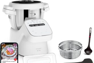 Moulinex, Companion HF8408F1 Food Processor, 14 Functions, XL Capacity 10 People, Grey, Made in France