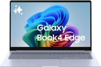 Samsung Galaxy Book4 Edge, Laptop, 15.6" Display, Snapdragon X Plus, 16GB RAM, 512GB SSD, Windows 11 Home, Sapphire Blue