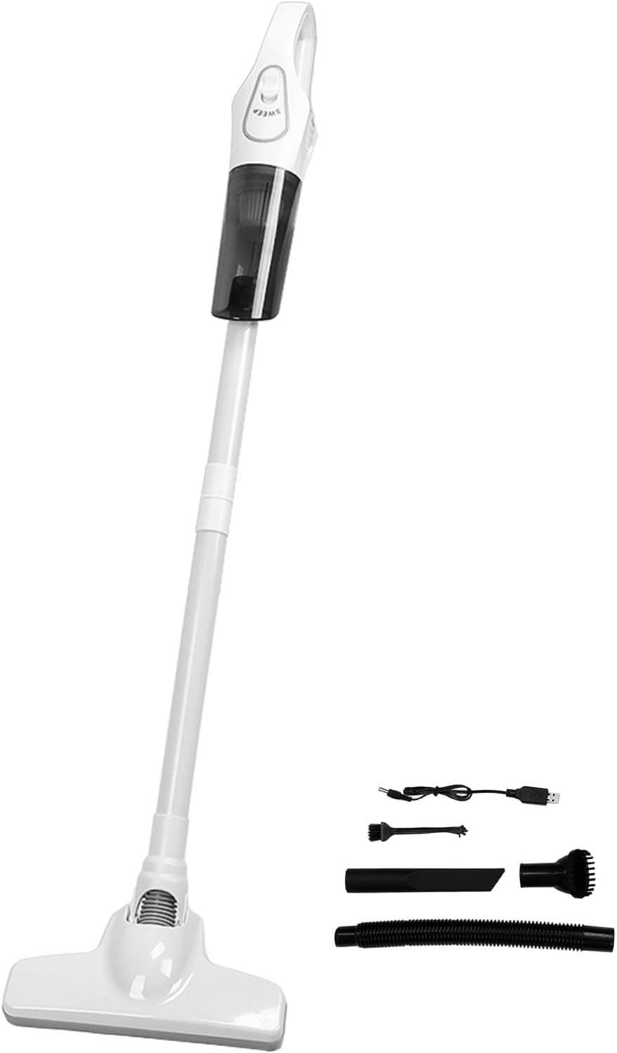 Cordless Vacuum Cleaner, Rechargeable Vacuum Cleaner with 2000 mAh Battery, Multi-purpose Portable Vacuum Cleaner for Pets, Carpets, Hard Floors