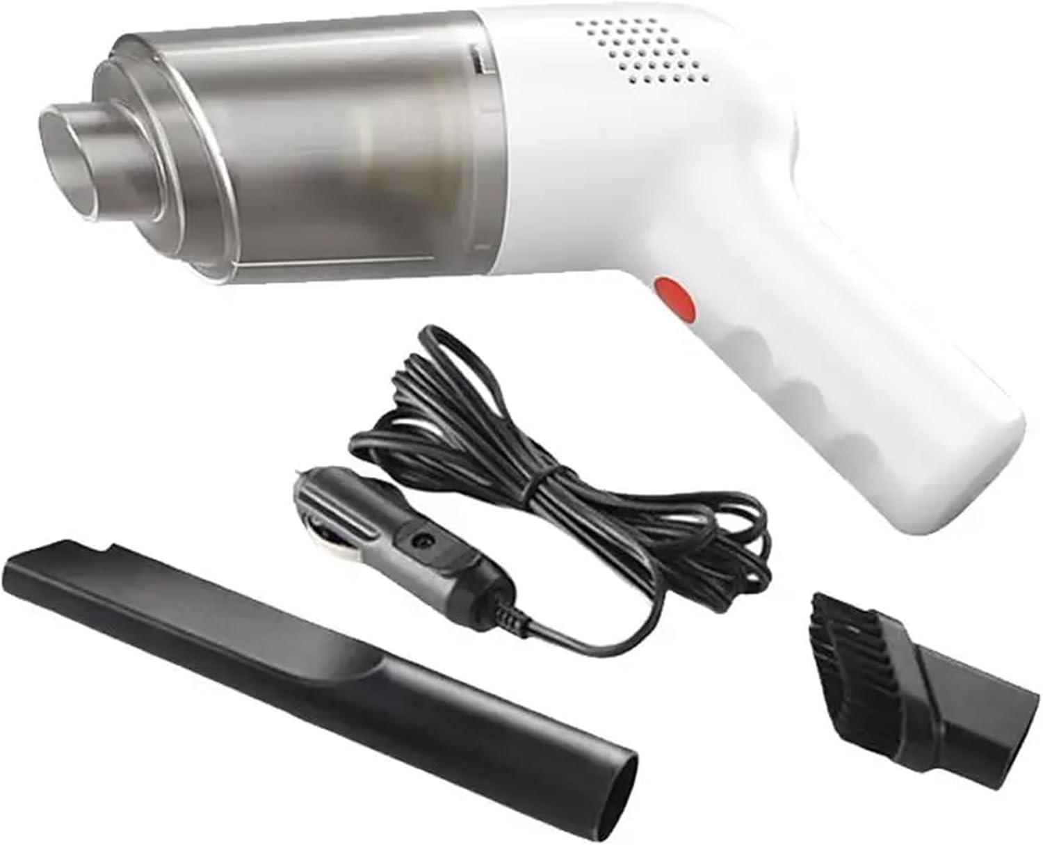 Voltix Portable Cordless Vacuum Cleaner, 9000Pa Rechargeable Lightweight Mini Cordless Vacuum Cleaner, USB Suction, Cleaning for Hair, Car, Home, Office, Kitchen (White)