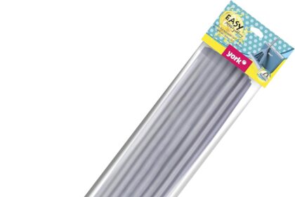 York Easy Mop Storage | Absorbent PVA Sponge | Wash the Floor Without Getting Wet and Dirty Hands | Perfectly Absorbs Liquids and Collects Dirt, Sponge, Grey, Easy