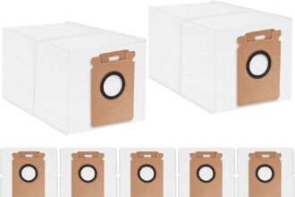 10 Bags for Robot Vacuum Cleaners, Compatible with Roborock H50 Ultra,H60, Accessories for Hand Vacuum Cleaners, 3L Large Capacity