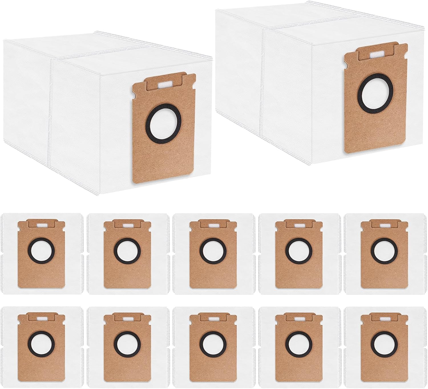 10 Bags for Robot Vacuum Cleaners, Compatible with Roborock H50 Ultra,H60, Accessories for Hand Vacuum Cleaners, 3L Large Capacity