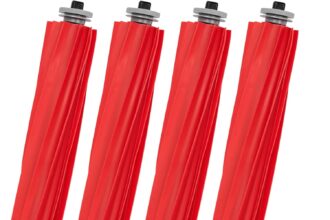 4 Pieces Main Brush Accessories for Roborock S7/S7 MaxV/S7 MaxV Ultra/S7 Max Ultra/S7 Plus/S7 MaxV Plus/S7 Pro Ultra/Q7/Q7 Max/Q7 Max Plus/Q7 Maxv/Q7 Maxv Ultra/Q Revo, Vacuum Cleaner Parts