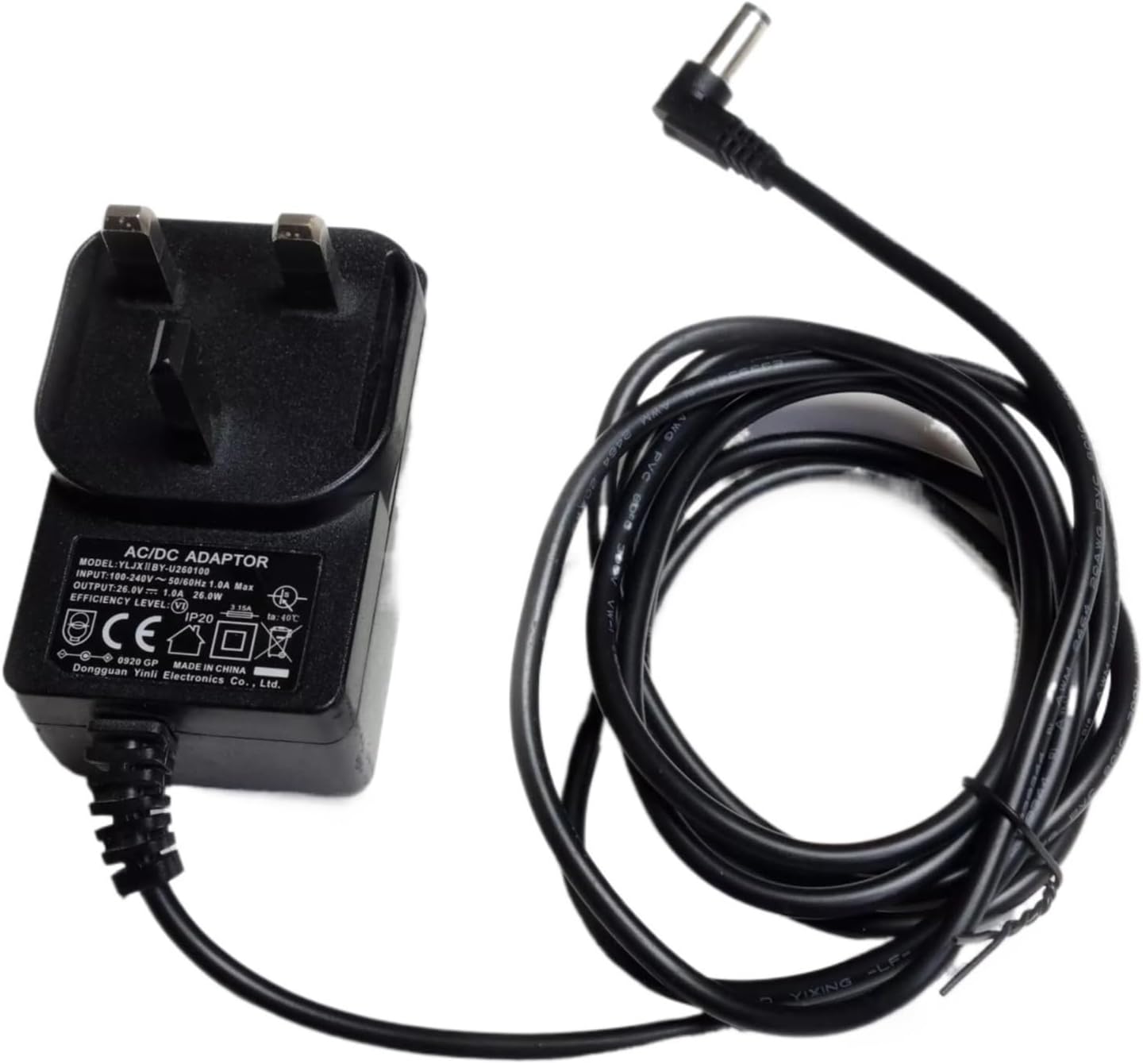 Charger Adapter 26 V, Compatible with Tineco, IFloor 3 One S3 IFloor 3 Breeze Cleaner AC/DC 26.0 W