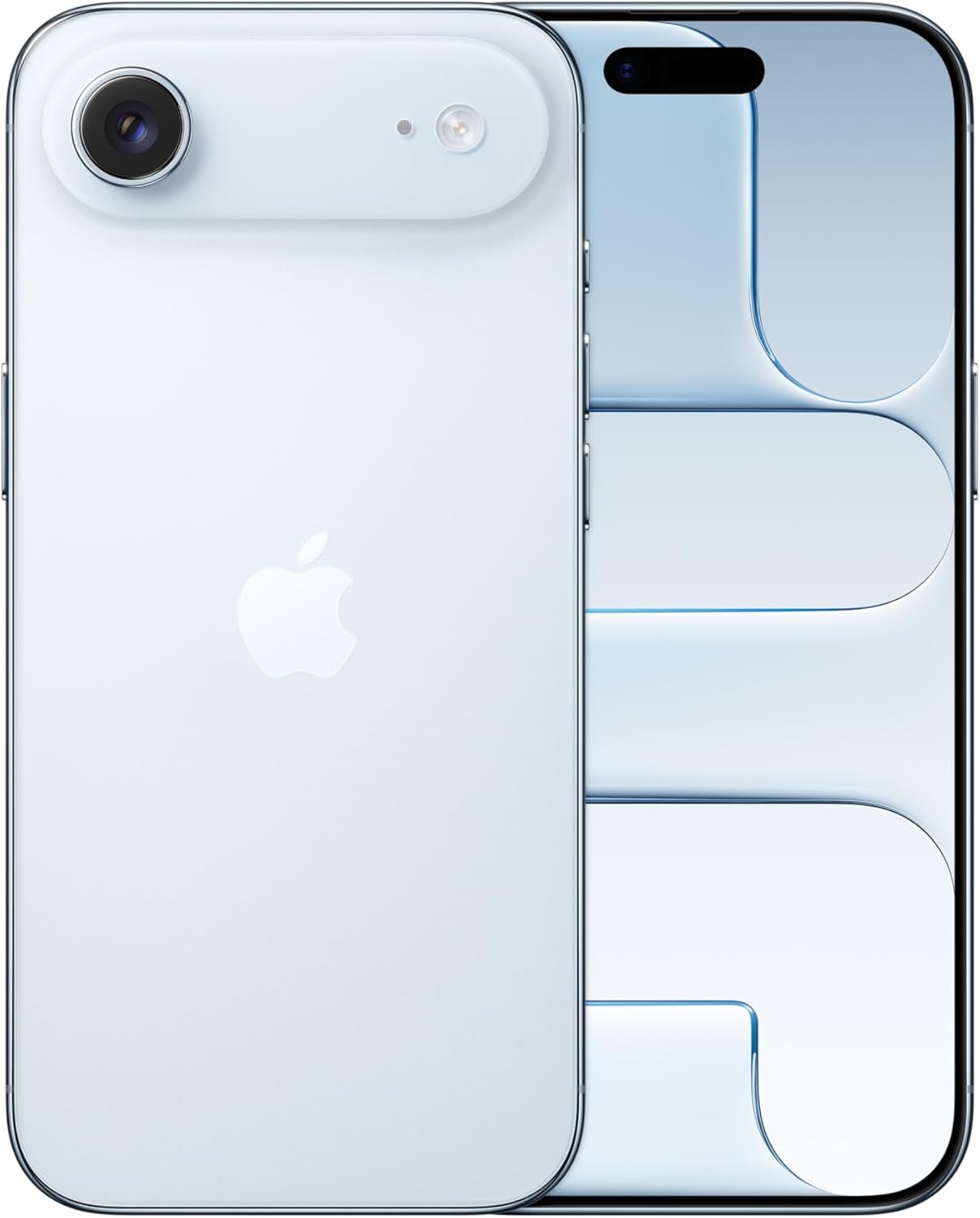 Apple iPhone Air 256GB: Thinnest iPhone Ever,6.5" Display with ProMotion up to 120Hz, Powerful A19 Pro Chip, Center Stage Front Camera, Full Day Battery, eSim; Sky Blue