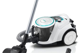 Bosch Bagless Vacuum Cleaner Series 6 BGC41XHYG Floor Vacuum Cleaner, Ideal for Allergy Sufferers, Hygiene Filter, 10 Year Warranty, Floor Nozzle for Parquet Floors