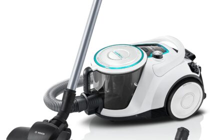 Bosch Bagless Vacuum Cleaner Series 6 BGC41XHYG Floor Vacuum Cleaner, Ideal for Allergy Sufferers, Hygiene Filter, 10 Year Warranty, Floor Nozzle for Parquet Floors