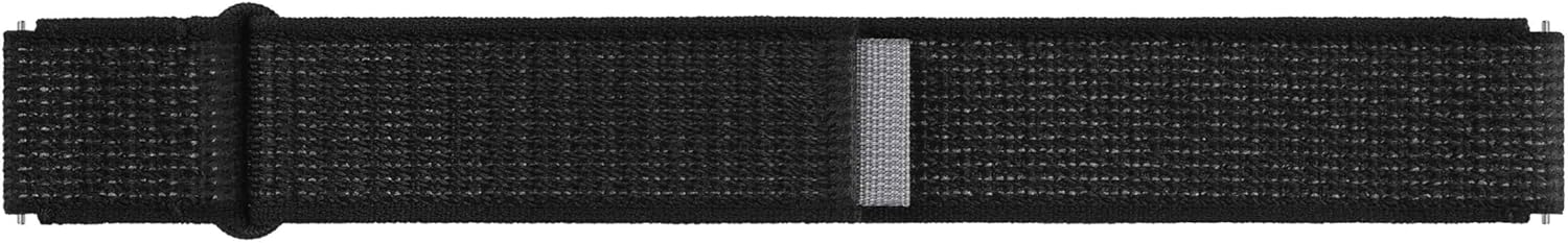 Samsung Fabric Band (Wide, M/L) Reflective Material Strap for Galaxy Watch4 | Watch5 | Watch6 | Watch FE | Watch7 Series, Black