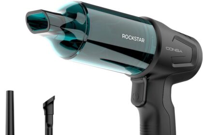 Cecotec Wireless Hand Vacuum Cleaner BLDC Conga Rockstar Micro Hand Motor, 80W, Suction Power 12kPa, Suction and Blow Function, 2 Ways, 25 Minute Autonomy, Accessory Kit