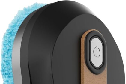 Cecotec Conga Windroid W10 Double Spray Robot Window Cleaner Robot. Spray Cleans and Dries, 2 Cloths, Double Spray, 4 Modes, 50 ml Tank, Digital Motor, 7.5 m Cable for Brilliant Glasses