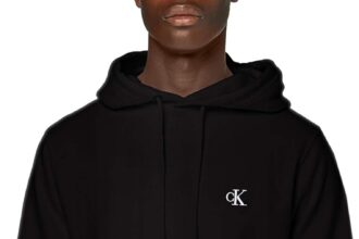 Calvin Klein Uomo Felpa CK Essential con Cappuccio