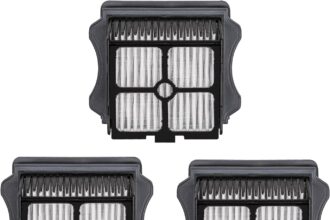 (3 Pieces) HEPA Filter Compatible with Tineco iFloor 3/ Floor One S3/ S5/ S5 Pro 2, Lightweight Filter for Wet and Dry Vacuum Cleaners, Floor Cleaning Parts