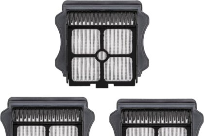 (3 Pieces) HEPA Filter Compatible with Tineco iFloor 3/ Floor One S3/ S5/ S5 Pro 2, Lightweight Filter for Wet and Dry Vacuum Cleaners, Floor Cleaning Parts
