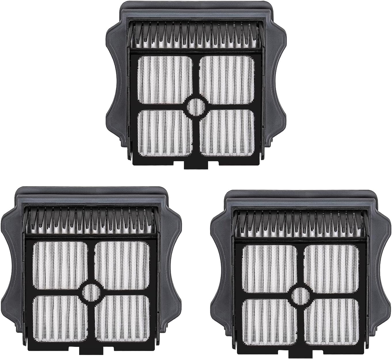 (3 Pieces) HEPA Filter Compatible with Tineco iFloor 3/ Floor One S3/ S5/ S5 Pro 2, Lightweight Filter for Wet and Dry Vacuum Cleaners, Floor Cleaning Parts