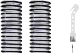 Replacement Hose for Tineco Floor ONE S3, S5, S6, S7, iFLOOR 3, Breeze - 2 Hoses, 1 Screwdriver, 1 Cleaning Brush