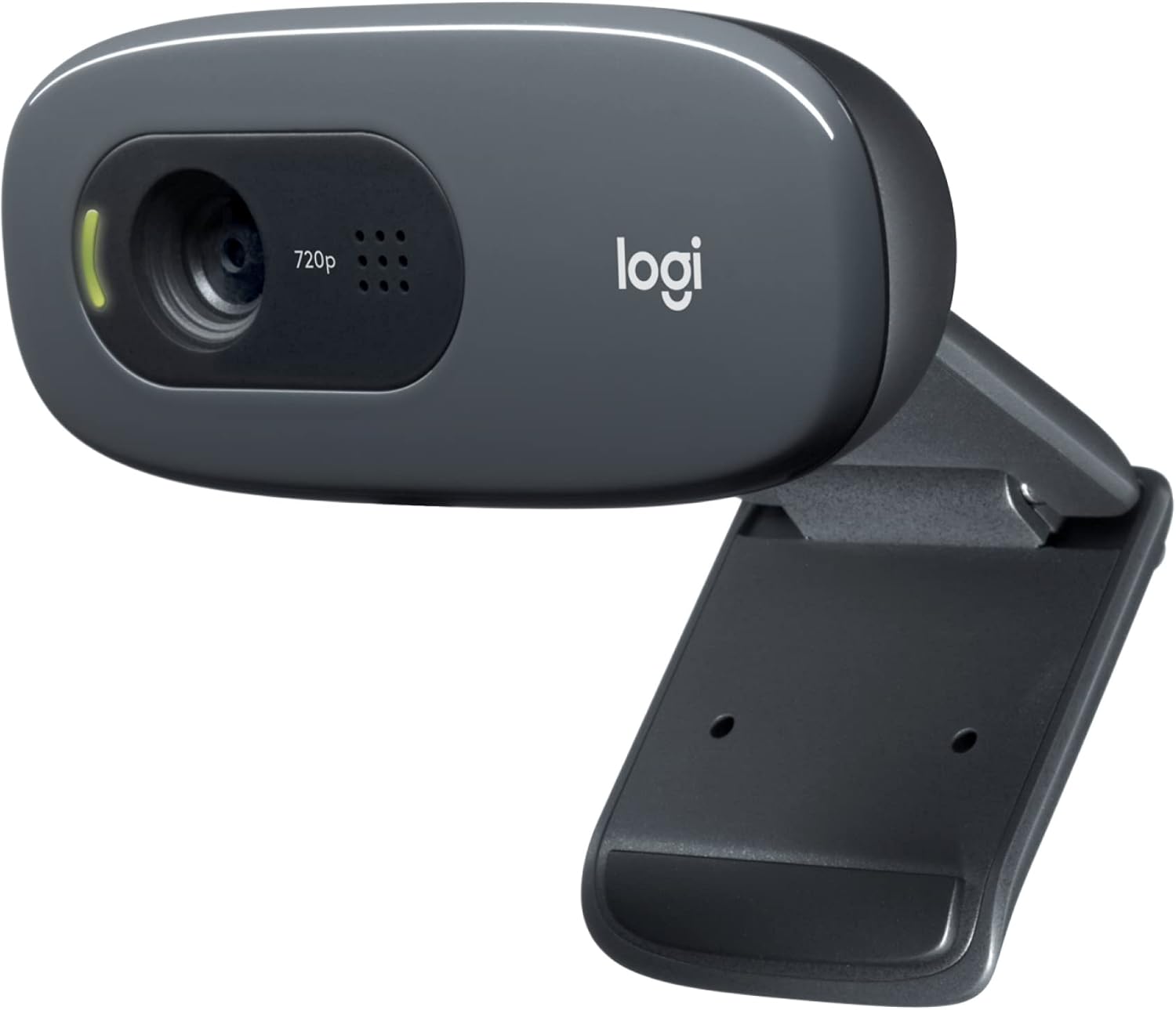 Logitech C270 HD Webcam, HD 720p/30fps, Widescreen HD Video Calls, Automatic Correction ‎Brightness, Noise Reduction Microphone, Skype, FaceTime, Hangouts, WebEx,PC/Mac/Tablet/Chromebook-Grey