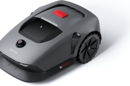 MOVA 600 Wireless Perimeter Robot Lawnmower, 360° 3D LiDAR Mapping Up to 600 m², Intelligent Obstacle Overcome, App Control, U-Cut, Quiet, Security Alarms