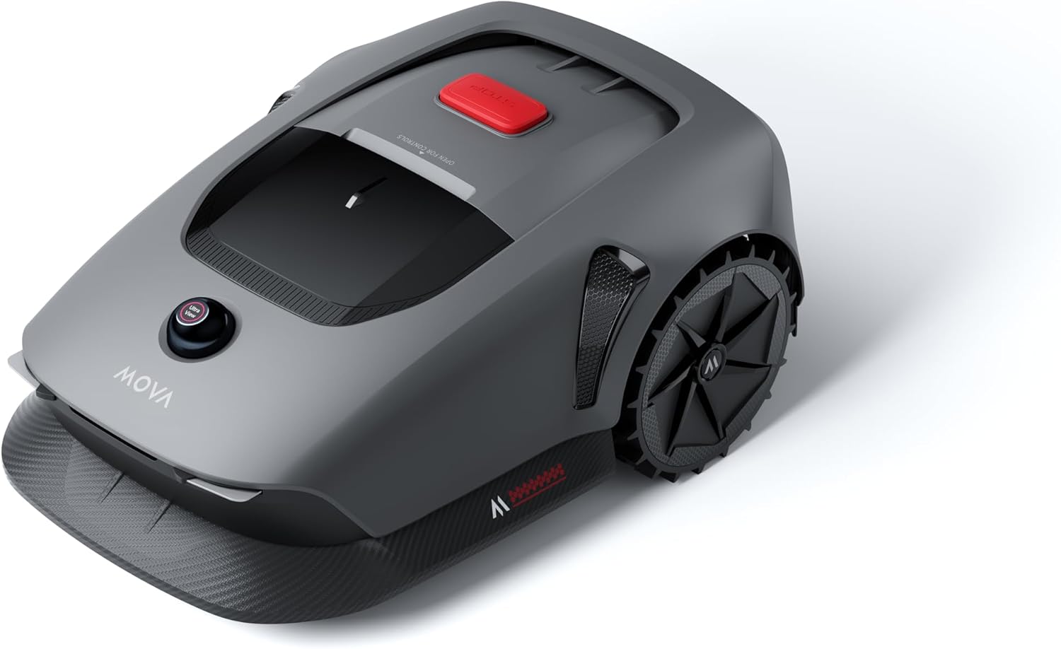 MOVA 600 Wireless Perimeter Robot Lawnmower, 360° 3D LiDAR Mapping Up to 600 m², Intelligent Obstacle Overcome, App Control, U-Cut, Quiet, Security Alarms