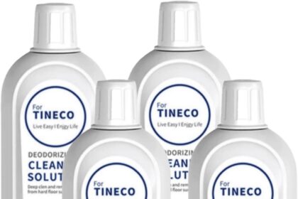 4 x Lemon Floor Cleaner 500 ml Compatible with Tineco Floor One S3/S5/iFloor/Breeze/S5 Combo/S7 Pro Vacuum Robot Parts