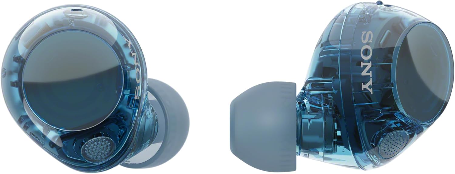 Sony WF-C710N Truly Wireless Earphones with Noise Cancelling, Call Quality, Multipoint Connection, IPX4, Up to 40 Hours Playtime, Compatible with iOS and Android, Glass Blue (New Model)