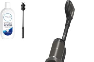 Tineco FLOOR ONE i6 Stretch, Vacuum Cleaner and Floor Cleaner 2 in 1, 20 000Pa, 180° Flat Design, Anti-Tangle, Self-Cleaning, Drying 85°C, 40 Min Autonomy, Pouch Cell Battery