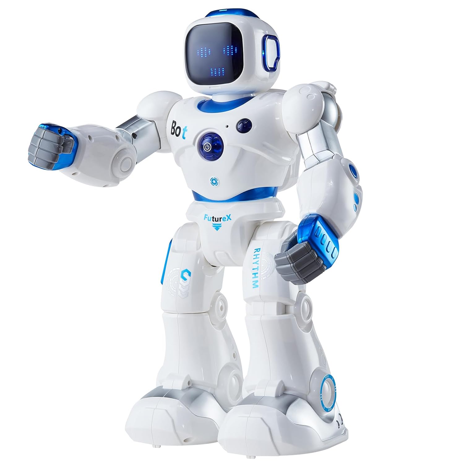 VEVOR Robot Toy for Children, 2.4 GHz, RC Intelligent Robot, Programmable Remote Control, Touch, Voice, APP, Intelligent Toy Robot Talking, Singing, Dance, Interactive