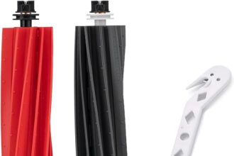Main Brush Accessories for Roborock S8 /S8+ /S8 Pro Ultra /Q8 Max /Q8 Max+ /Q5 Pro /Q5 Pro+ /Q5 Max, Main Rubber Brush Replacement for Roborock S8 /S8 Plus