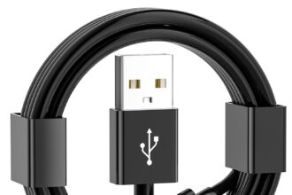 Carplay USB C to USB Car Charging Cable for iPhone 16, 16 Pro Max, 16 Plus, iPhone 15, 15 Pro Max, 15 Plus, AirPods (2nd Gen), AirPods 4, AirPods Max 2, IPad, Data Cable (Black, 1M)