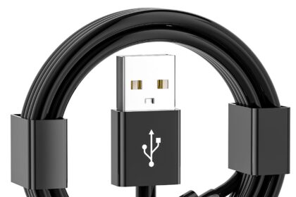 Carplay USB C to USB Car Charging Cable for iPhone 16, 16 Pro Max, 16 Plus, iPhone 15, 15 Pro Max, 15 Plus, AirPods (2nd Gen), AirPods 4, AirPods Max 2, IPad, Data Cable (Black, 1M)