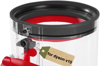Dust Container for Dyson V10 (SV12), Replacement Dustbin for Vacuum Cleaner, High Quality Dust Tank, Dust Bucket Part No. 969509-01