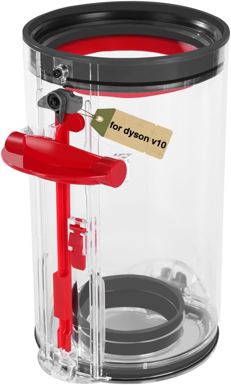 Dust Container for Dyson V10 (SV12), Replacement Dustbin for Vacuum Cleaner, High Quality Dust Tank, Dust Bucket Part No. 969509-01
