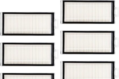 YanBan 6 HEPA Filters Replacement Compatible with Xiaomi Roborock Q7 Max Q7 Max+ T8 Robot Vacuum Cleaner