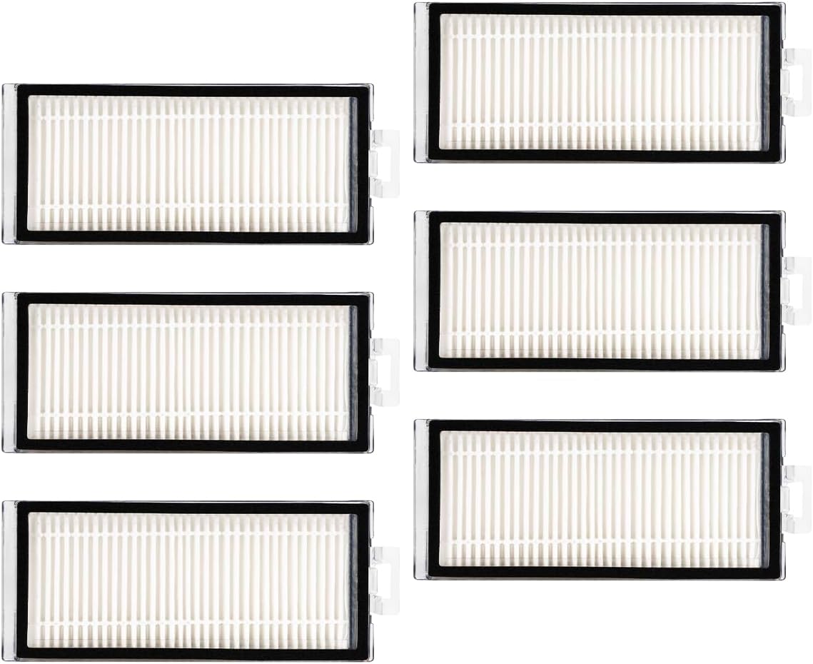 YanBan 6 HEPA Filters Replacement Compatible with Xiaomi Roborock Q7 Max Q7 Max+ T8 Robot Vacuum Cleaner