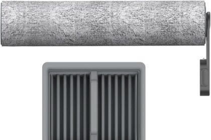 Tineco Vacuum Cleaner Replacement Filter for iFloor Y2 Wet and Dry with Roller Brush Set, Compatible Floor Cleaning Accessories