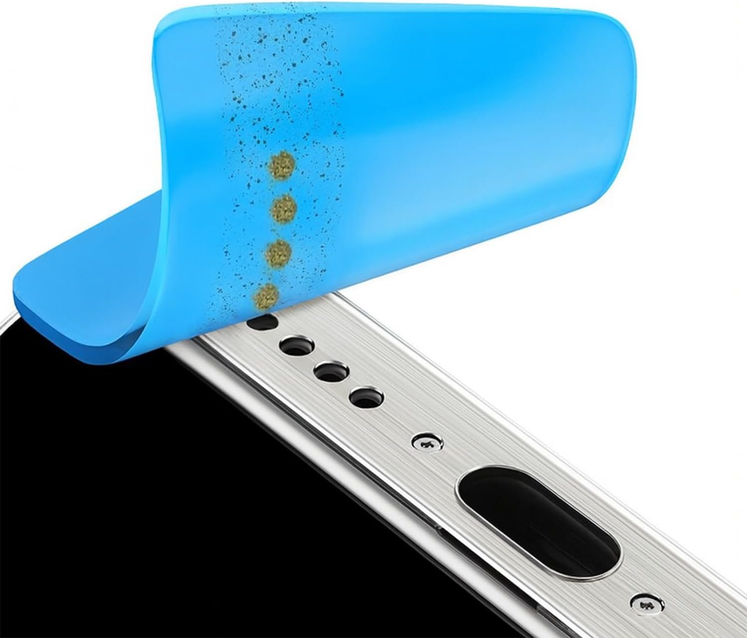Speaker Cleaning Kit and Charging Ports Compatible with iPhone, Samsung, iPad, AirPods and Pixel.Dust Removal Tools Set with 40 Adhesive Pads and Brush