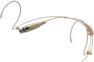 PROEL EIKON HCM23AK Miniature Condenser Microphone with Mini Cannon XLR 3F Female Connector Requires BODYPACK - Nude